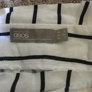 Cute black & white ASOS shorts